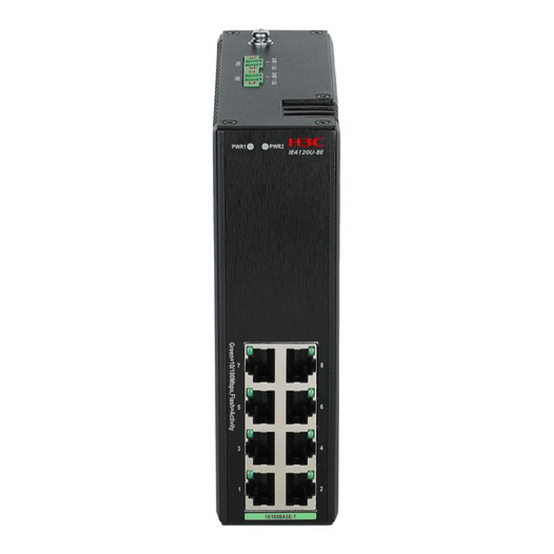 H3C IE4120U-8E 8口百兆电导轨式无管理工业以太网交换机